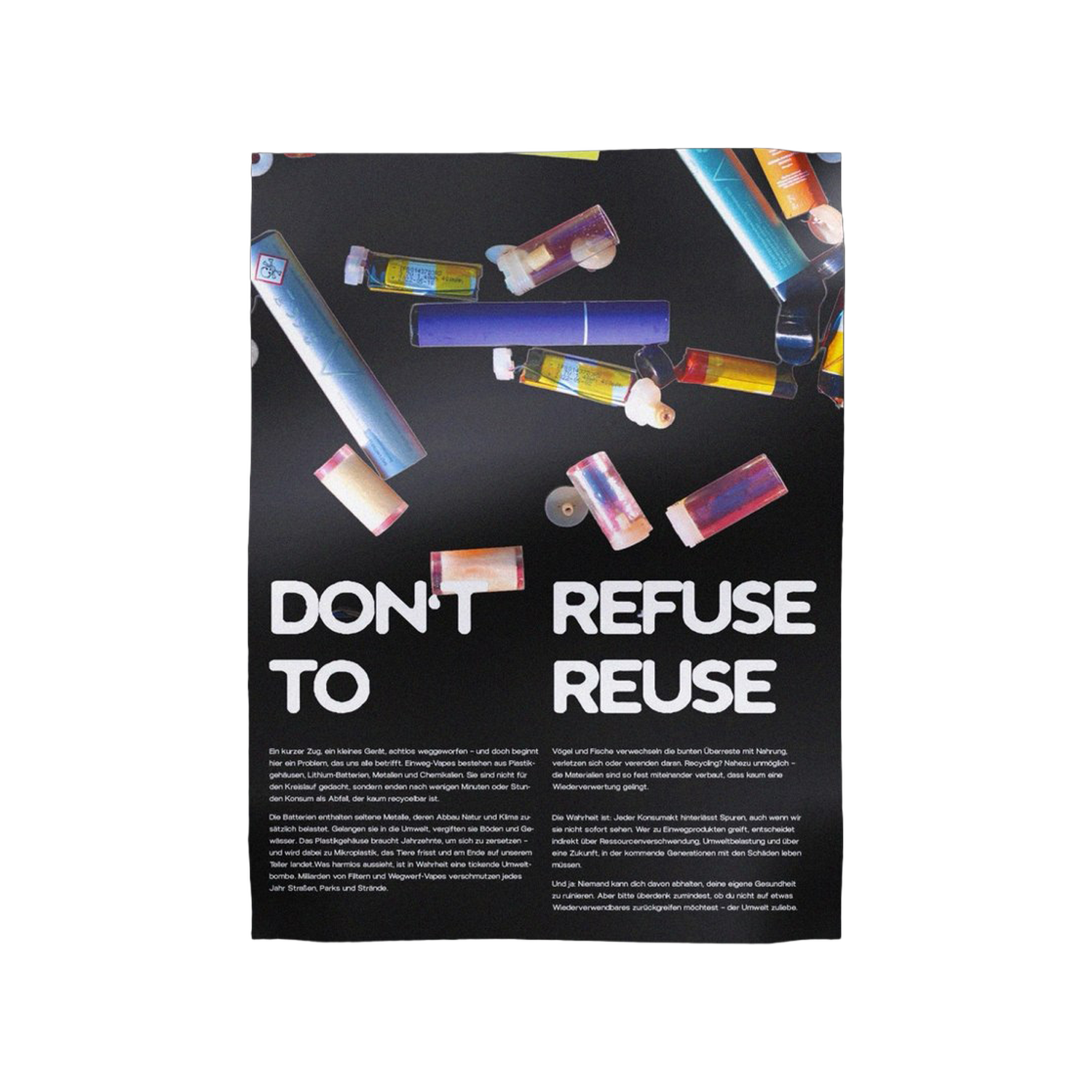 DON’T REFUSE TO REUSE
